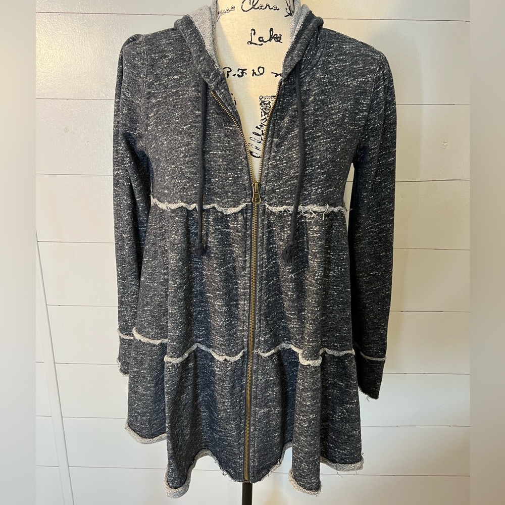 NATURAL LIFE BOHO HOODED JACKET SZ M